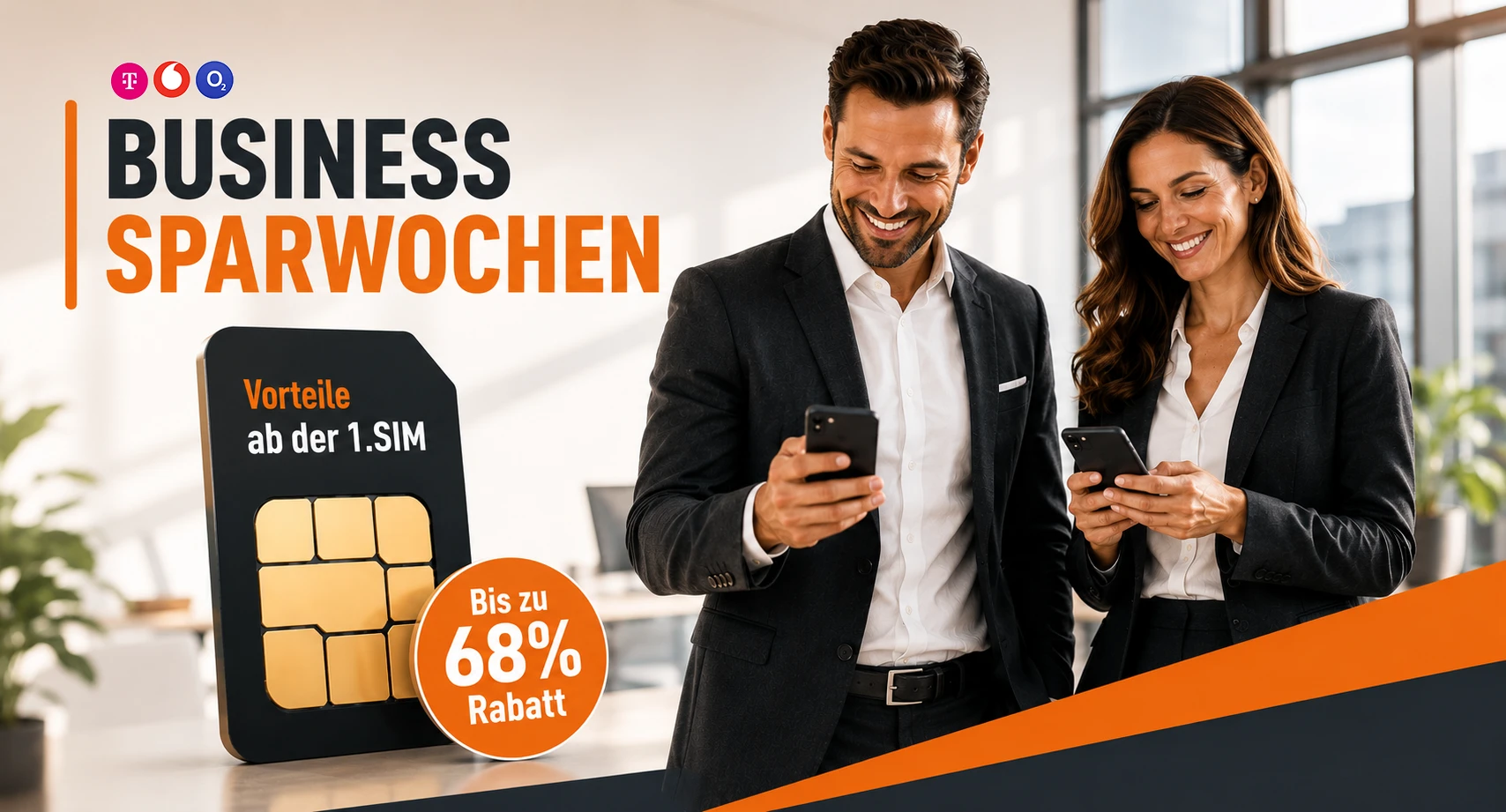 Business Handytarife von Vodafone und o2